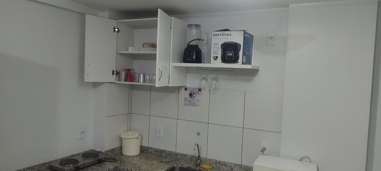 Flat de 2 qtos Golden Dolphin Roberto imoveis