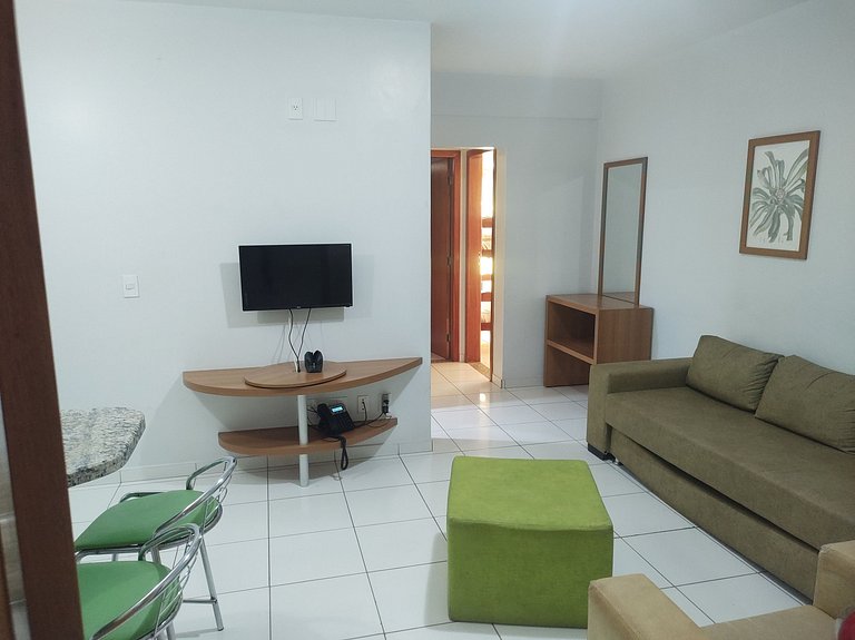 Flat de 2 qtos Golden Dolphin Roberto imoveis